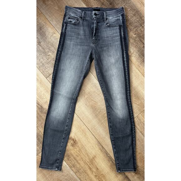 Mother Jeans High Waisted Looker Miss Moody Two Shoes Racer Size 28 - Picture 1 of 12